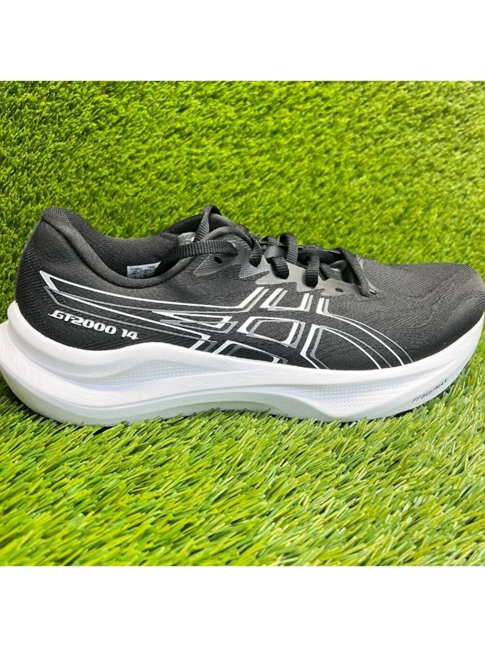 Asics GT-2000 14 Womens Size 10D Black White Athletic Running Shoes Sneakers